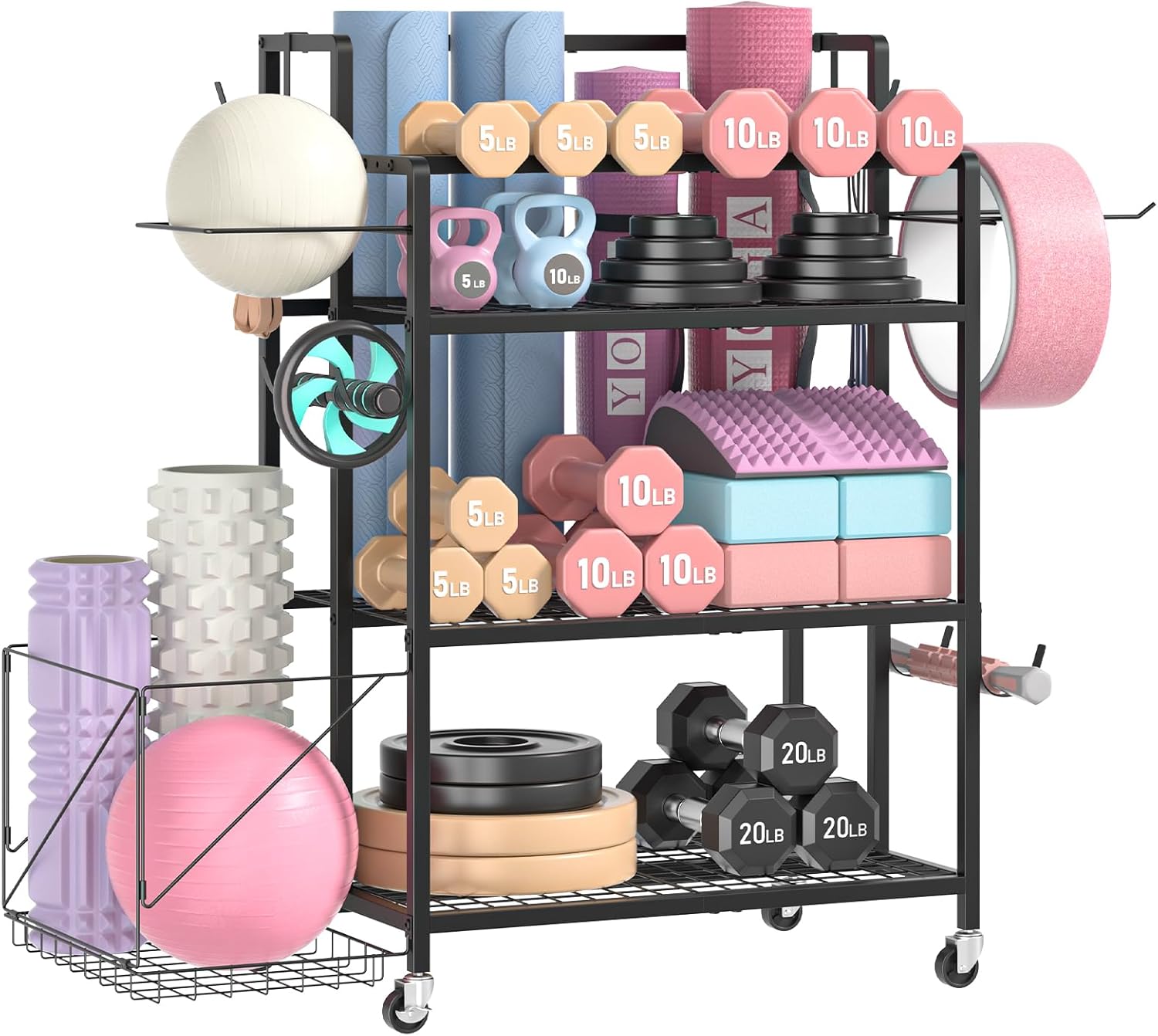 Home Gym Gym - Heimfitness-Aufbewahrung, Kein Material spezifiziert, Keine Farbe