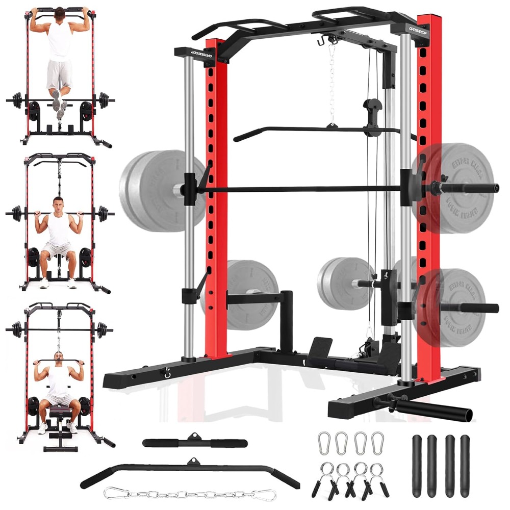 Home Gym All In One - All-in-One Smith Machine Power Rack mit
