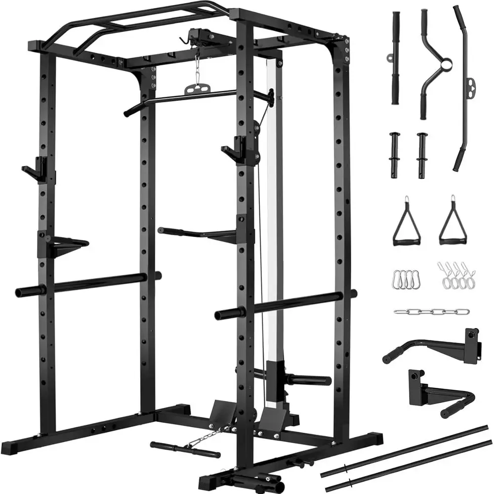 Lat Pulldown Cable - 2000LBS Kapazität Power Rack mit Lat