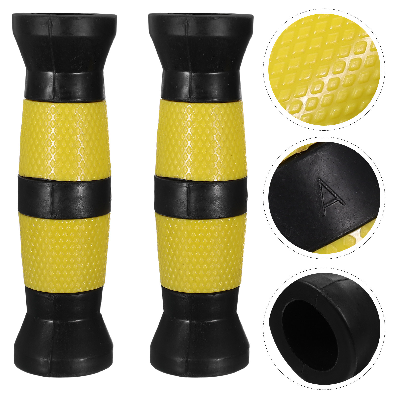 Home Gym Gym - 2 Stück Rutschfeste Hantelgriff-Schoner PVC Langhantel-Griffe