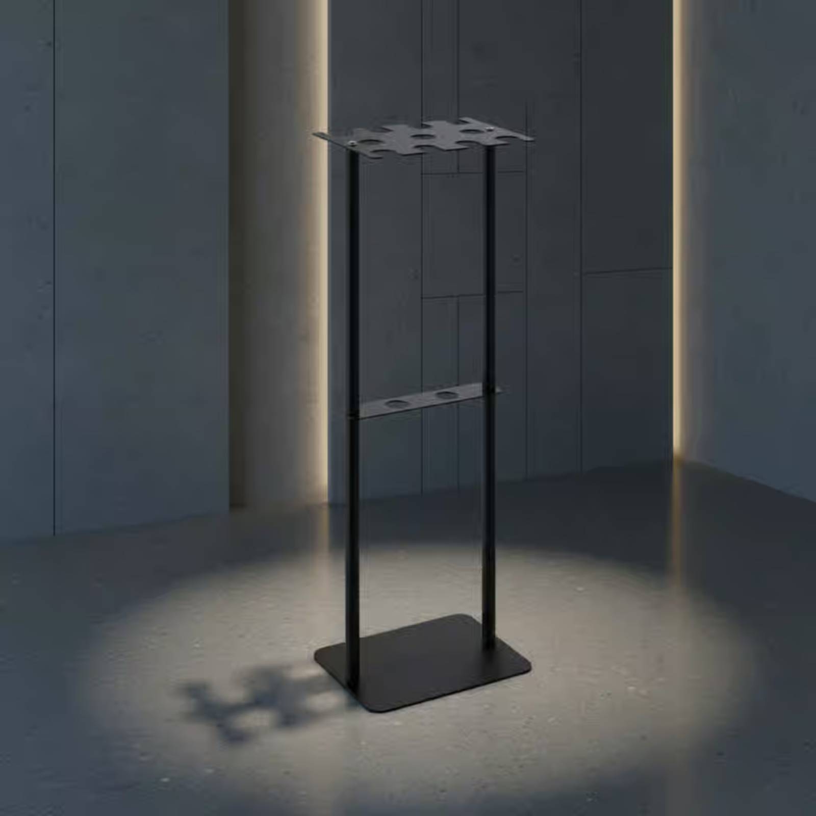 Home Gym Rack - Metall-Baseball-Präsentationsständer, mobiler Baseball-Club-Aufbewahrungsständer, freistehender, rostbeständiger Club-Halter