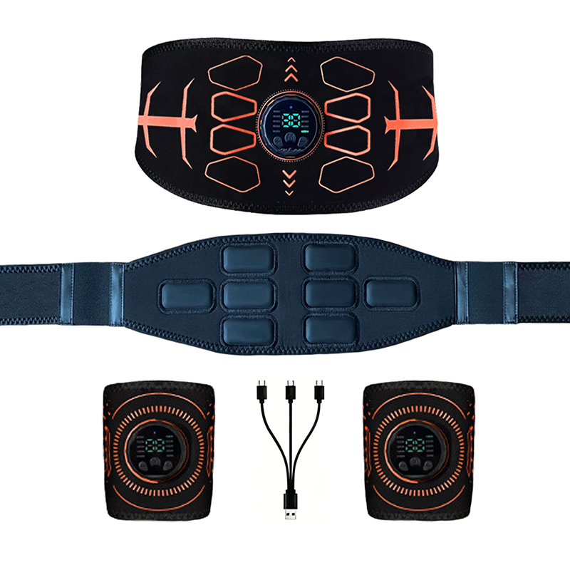 Home Gym Needs - Intelligenter Bauchmuskeltrainer-Gürtel, Muskeltonisierer für Körper- und