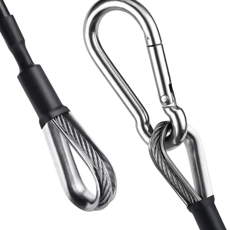 Lat Pulldown Cable - 1/2 Stück Gym-Kabelverlängerung, kompatibel mit Bowflex