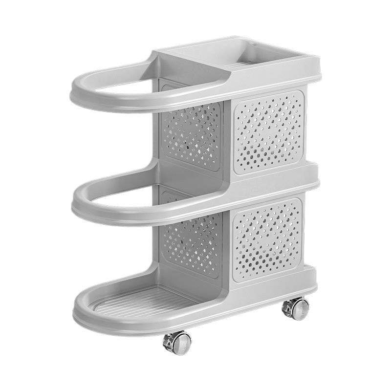 Home Gym Yoga Mat Storage - 2/3-stöckiger Yogamatten-Aufbewahrungswagen mit Rädern, Fitnessgeräte-Organizer für