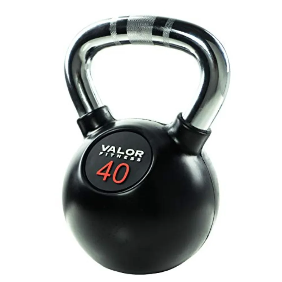 Home Gym Kettlebells - Verchromte Kettlebell 40 lb für Heimfitness,