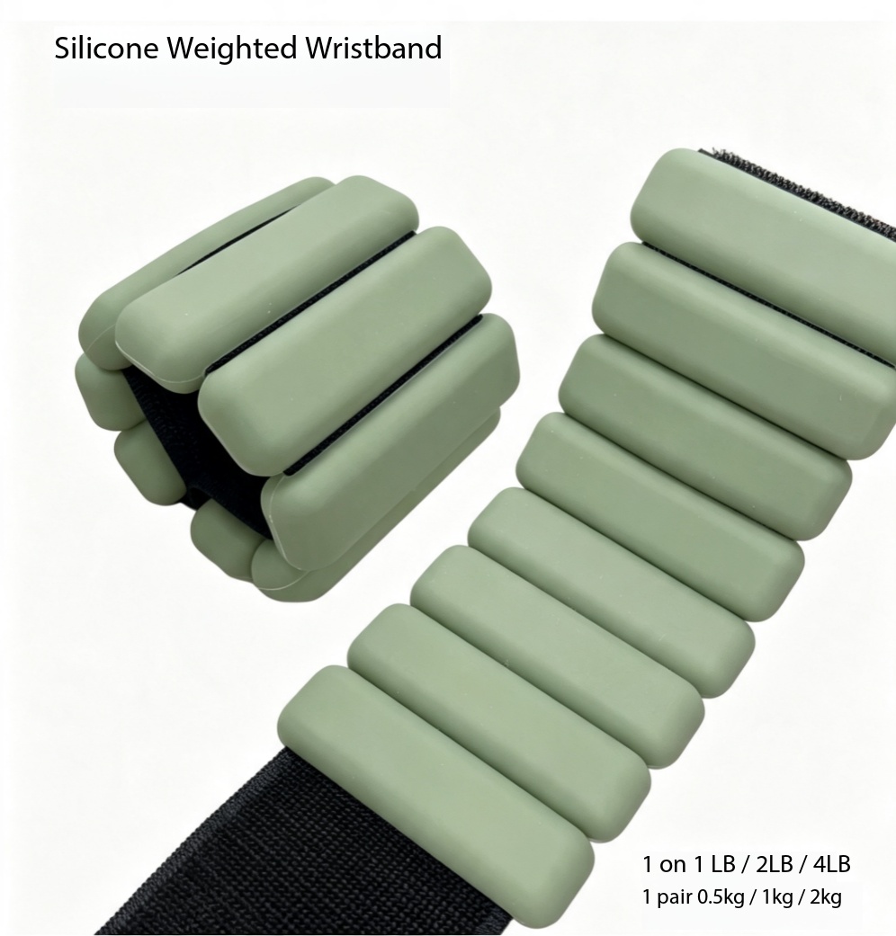 Home Gym Gym - 900g*2 Tragbare Handgelenk-Gewichtsbänder, Verstellbare Arm- und