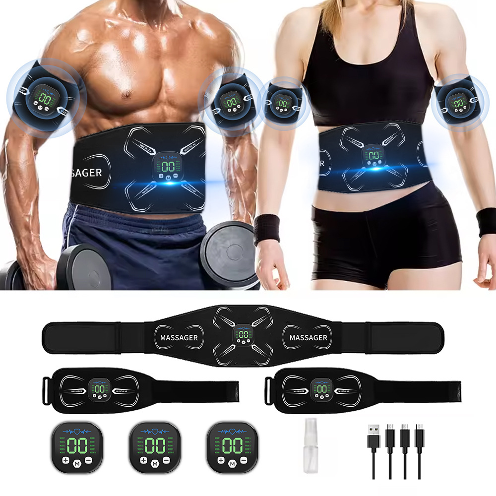 Home Gym Weight Machine - EMS Muskelstimulator Bauchtrainer Abs Toner Arm
