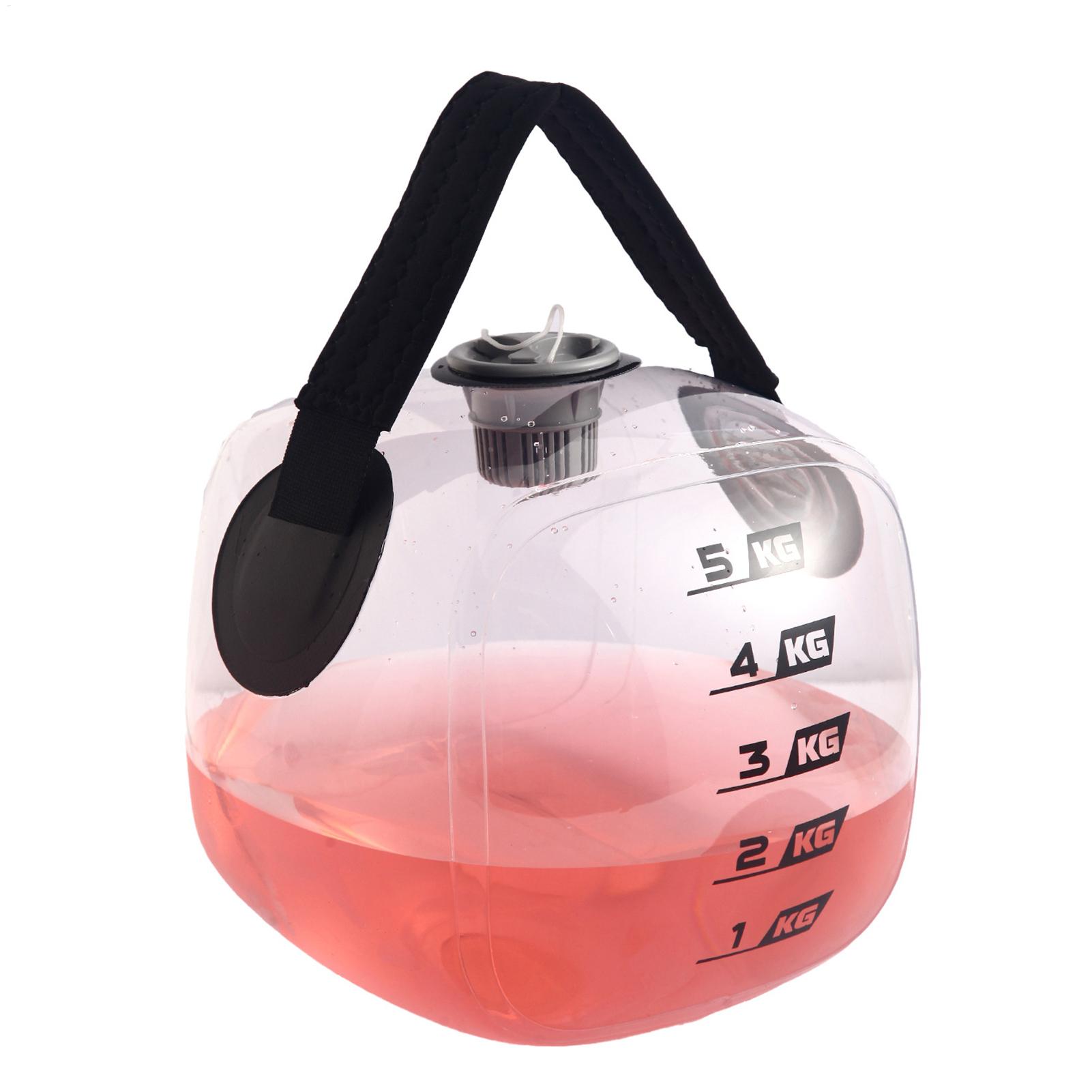Home Gym Kettlebells - Wasser-Kettlebell mit Verstellbarem Gewicht Transparente Krafttrainings-Kettlebell