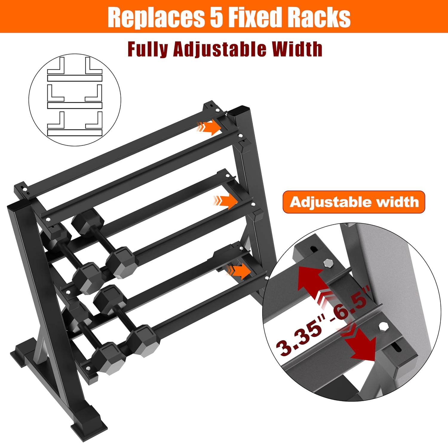Robuster Dreistufiger Hantelst – Home Gym Gym Bewertung und Preis