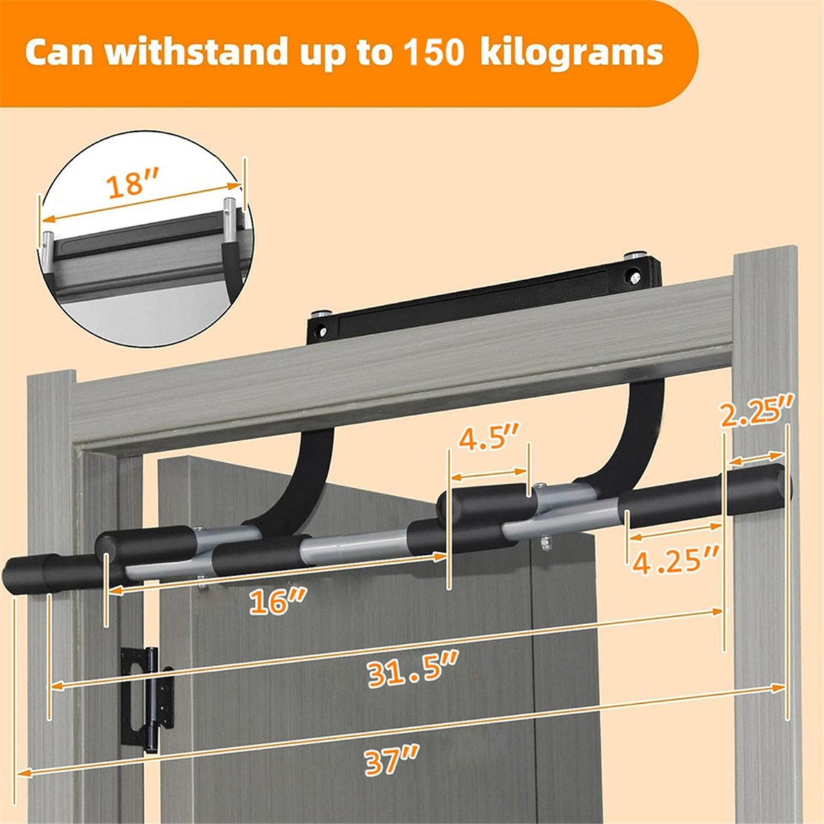 ABST Wandmontierte Klimmzugsta – Chin Up Doorframe Bewertung und Preis