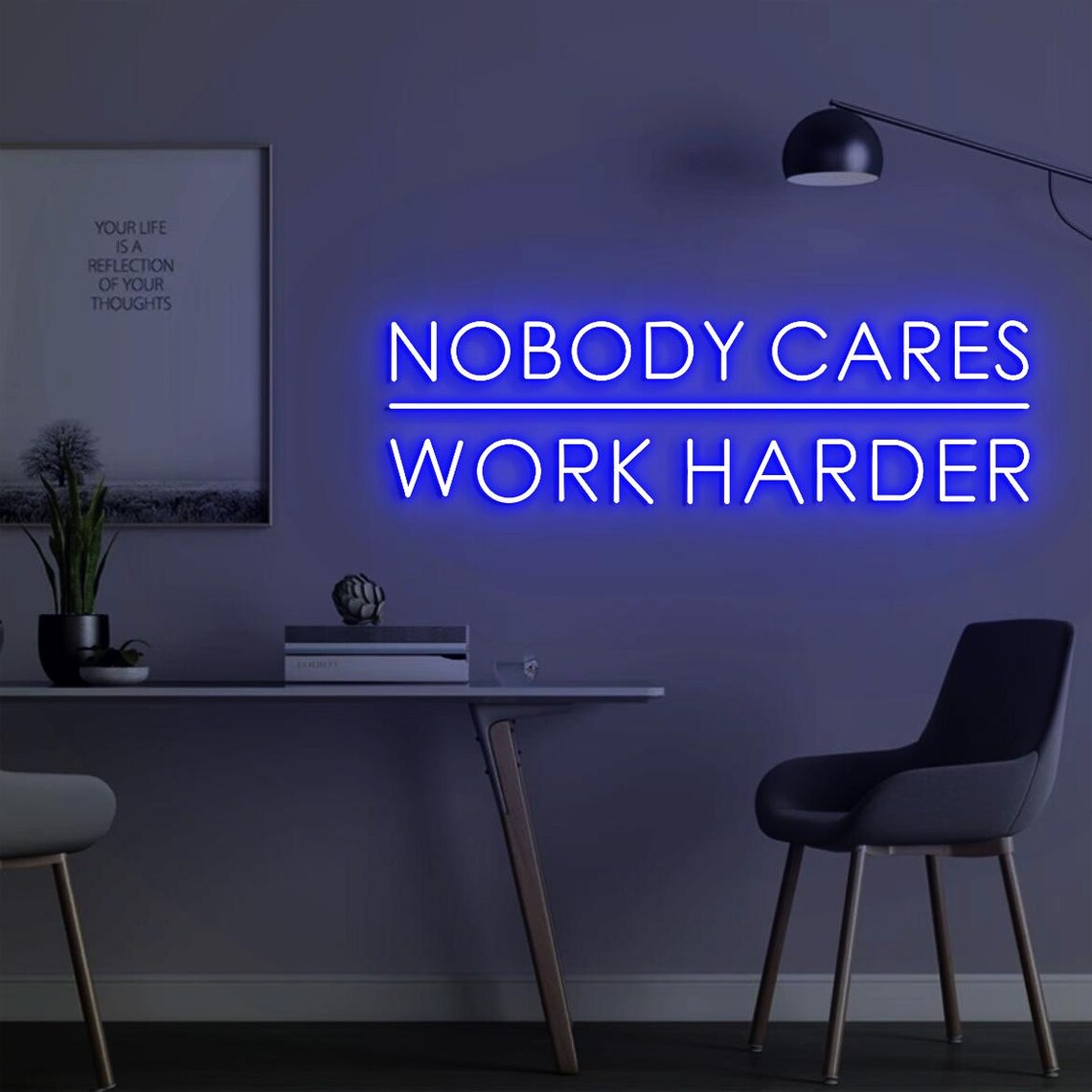 Nobody Cares Work Harder Neon- – Home Gym Design Ideas Bewertung und Preis