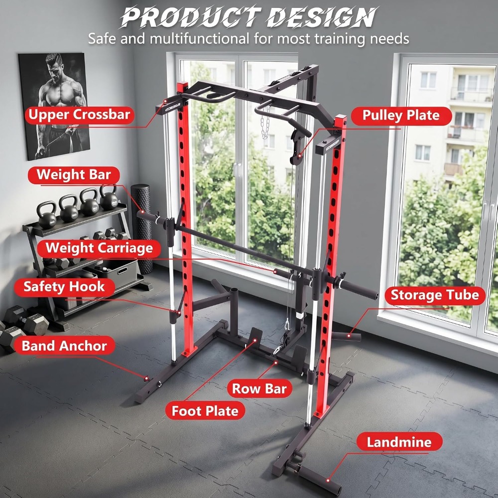 All-in-One Smith Machine Power – Home Gym All In One Bewertung und Preis