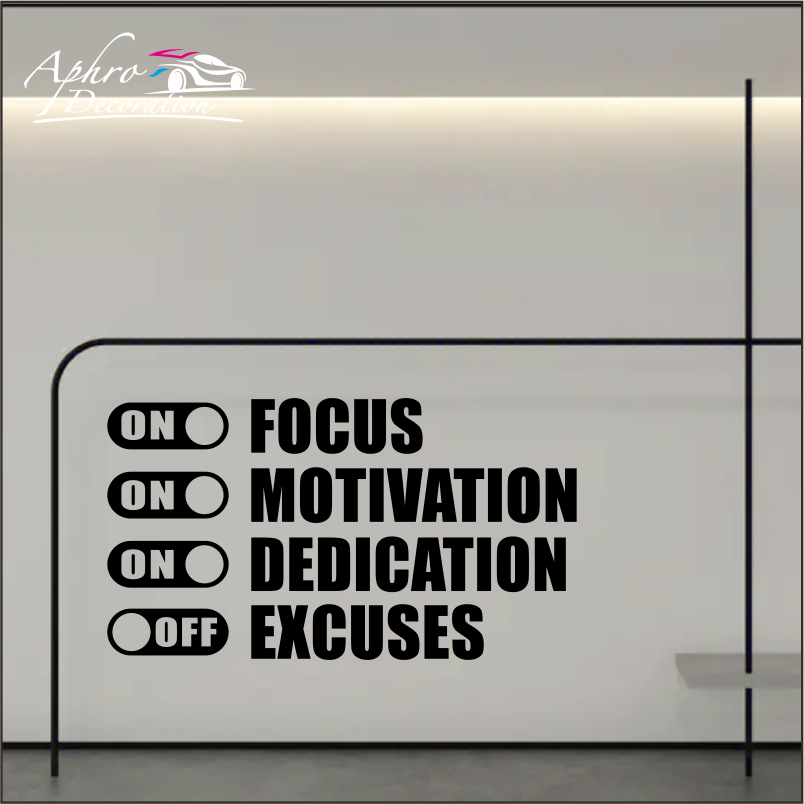 Fokus auf Motivation, keine Au – Home Gym On Wall Bewertung und Preis