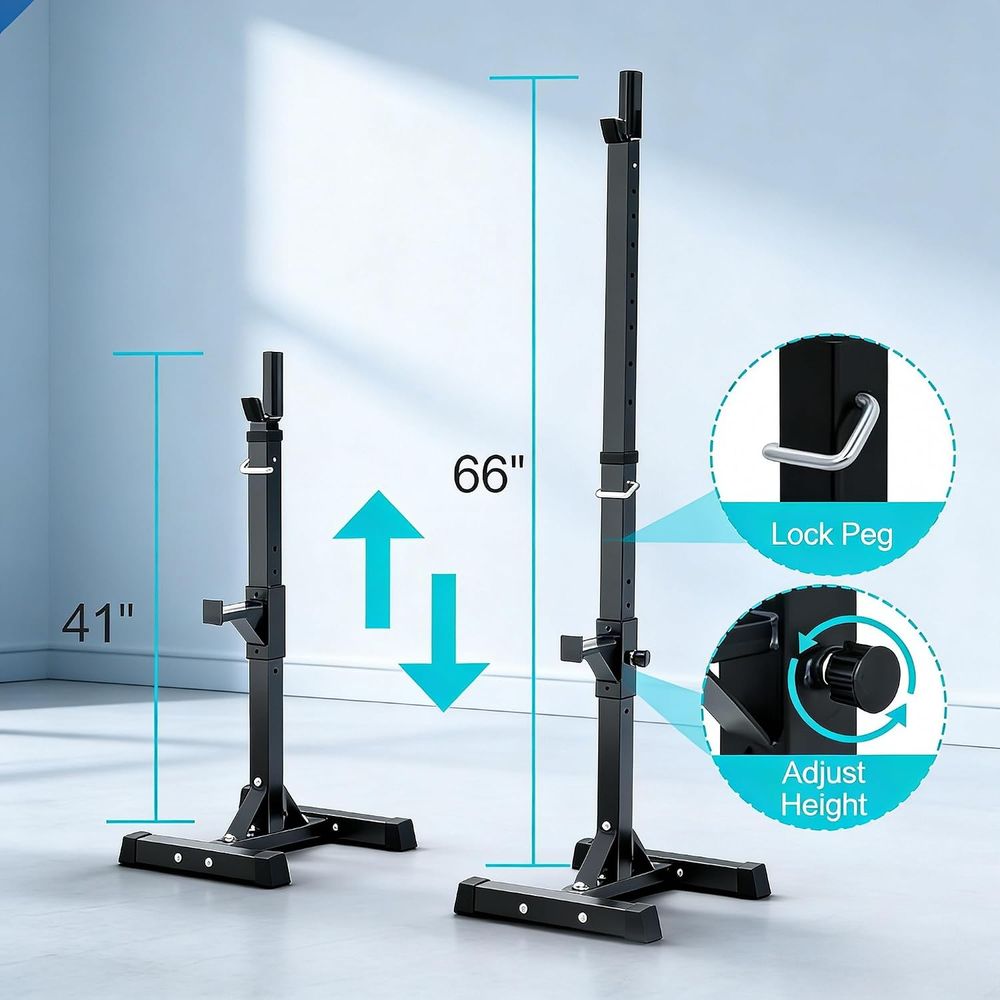 Kniebeugenständer für Verstell – Home Gym Rack Bewertung und Preis