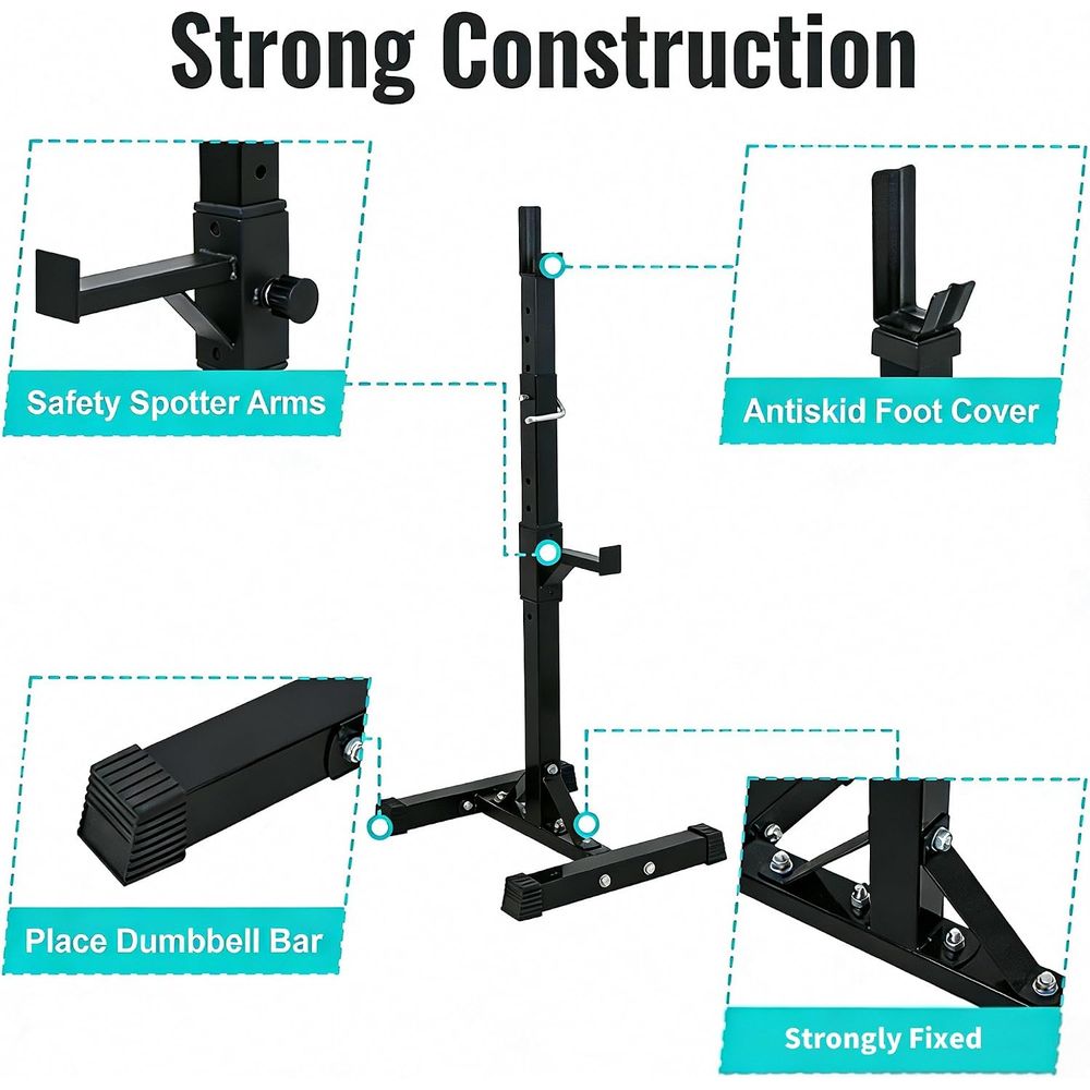 Kniebeugenständer für Verstell – Home Gym Rack Bewertung und Preis
