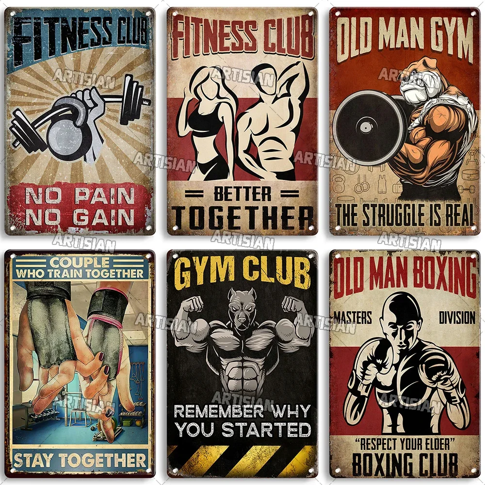 Old Man Gym Club Inspirierende – Home Gym On Wall Bewertung und Preis