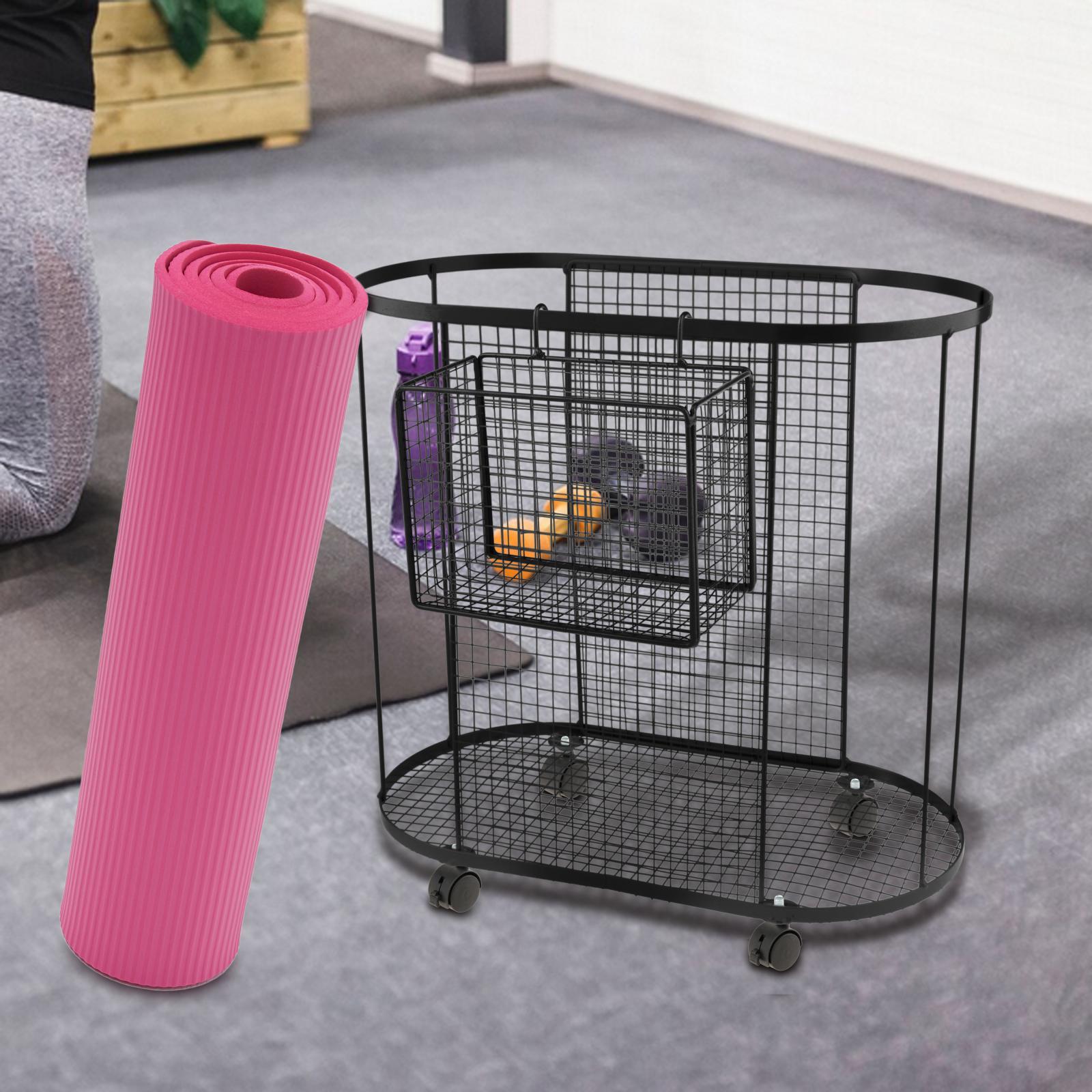 Metall-Gymnastik-Organizer mit – Home Gym Yoga Mat Storage Bewertung und Preis
