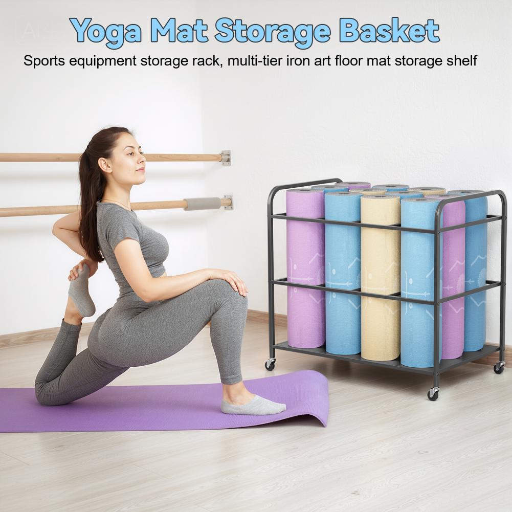 Yoga-Matten-Aufbewahrungsregal – Home Gym Yoga Mat Storage Bewertung und Preis