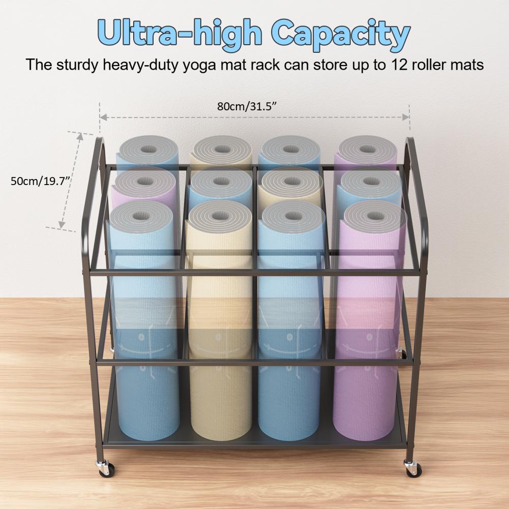 Yoga-Matten-Aufbewahrungsregal – Home Gym Yoga Mat Storage Bewertung und Preis