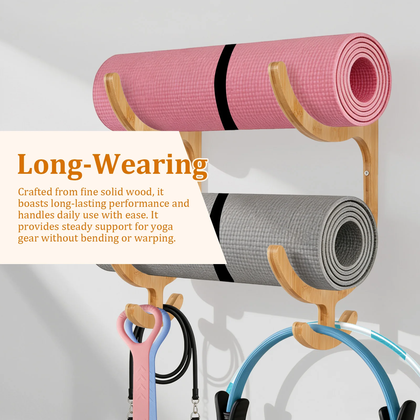 2 Stück Yoga-Matten-Aufbewahru – Home Gym Yoga Mat Storage Bewertung und Preis