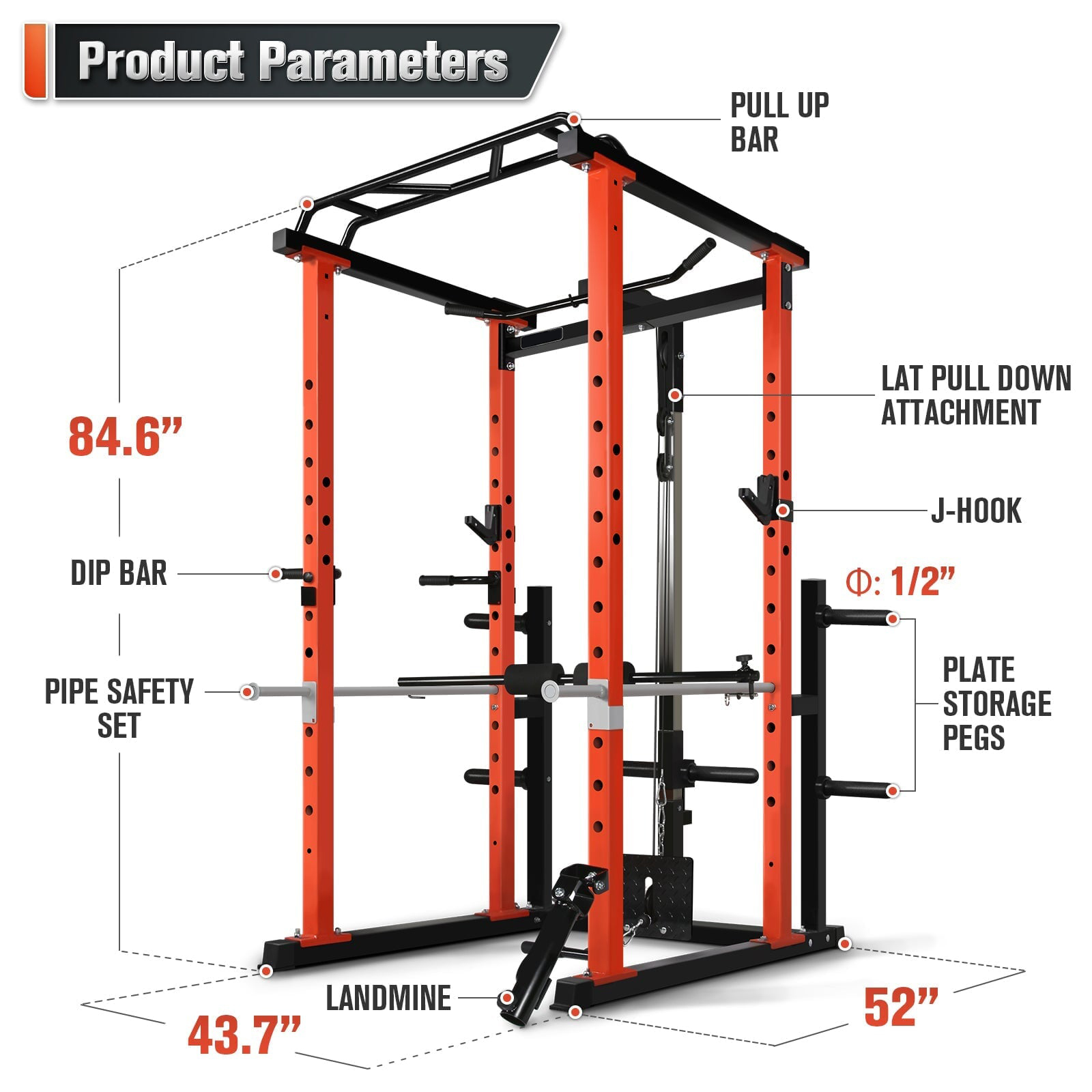 Kommerzieller Multifunktions-K – Home Gym Rack Bewertung und Preis
