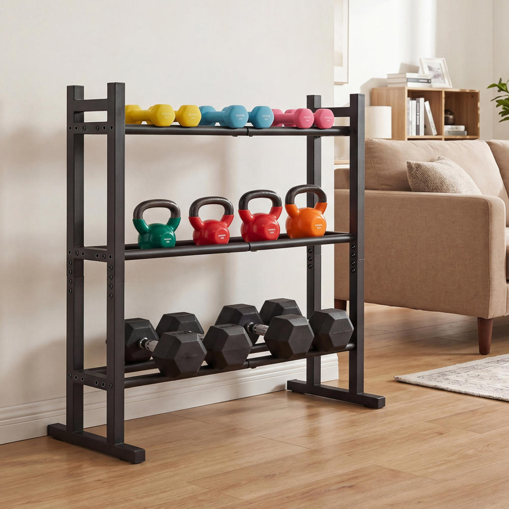 Robustes 3-stufiges Hantelrega – Home Gym Gym Bewertung und Preis