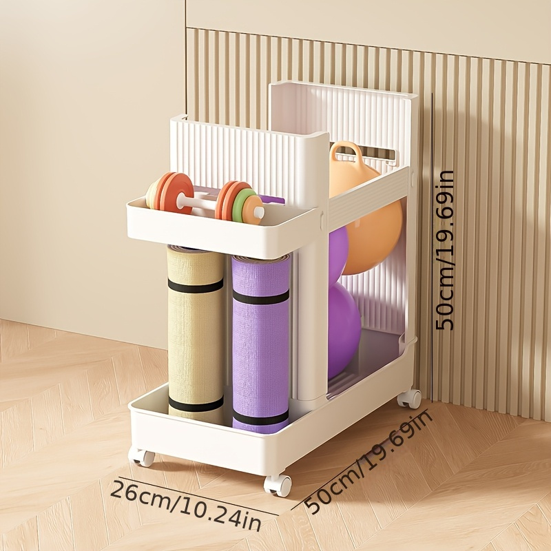 Vertikales Fitnessgeräte-Aufbe – Home Gym Yoga Mat Storage Bewertung und Preis
