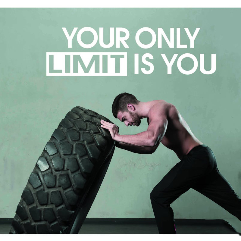 Ihre einzige grenze ist sie-Wa – Home Gym On Wall Bewertung und Preis