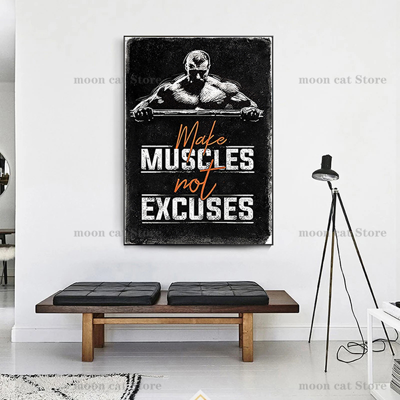 Fitness Sport Poster Bodybuild – Home Gym On Wall Bewertung und Preis