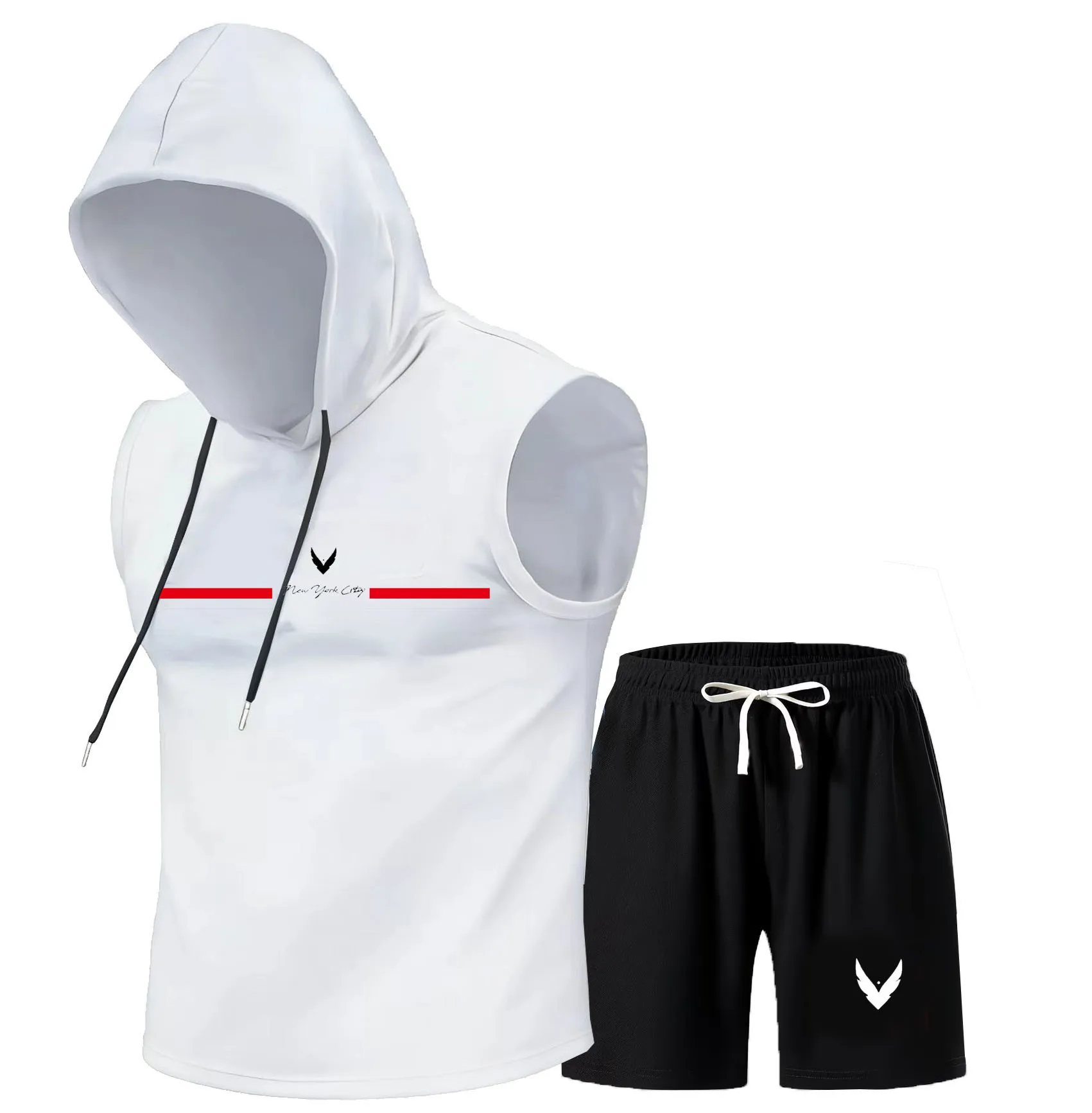 Herren-Set mit Kapuzenweste, ä – Home Gym Gym Bewertung und Preis