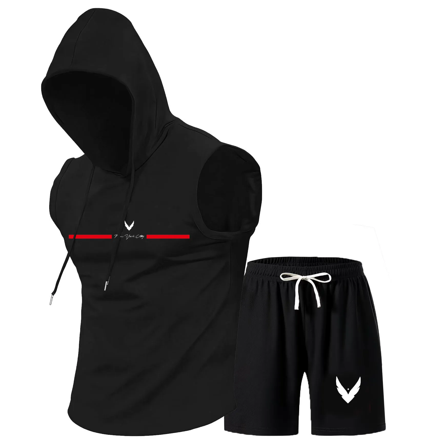 Herren-Set mit Kapuzenweste, ä – Home Gym Gym Bewertung und Preis